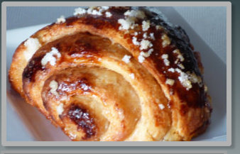 Cinnamon cake at the Bed and Breakfast