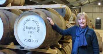 Visiting a whisky distillery while staying at the Bed & Breakfast