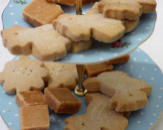 home made shortbread and tablet