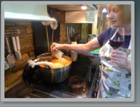 Making marmalade at the bed and breakfast