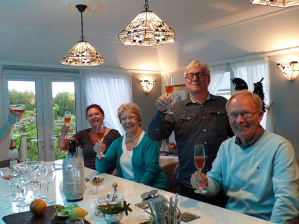 Gin Tasting celebrations at Auld Post Office B&B