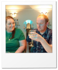 Tasting Scottish Gin at Auld Post Office B&B