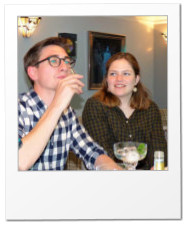 Tasting Scottish Gin at Auld Post Office B&B